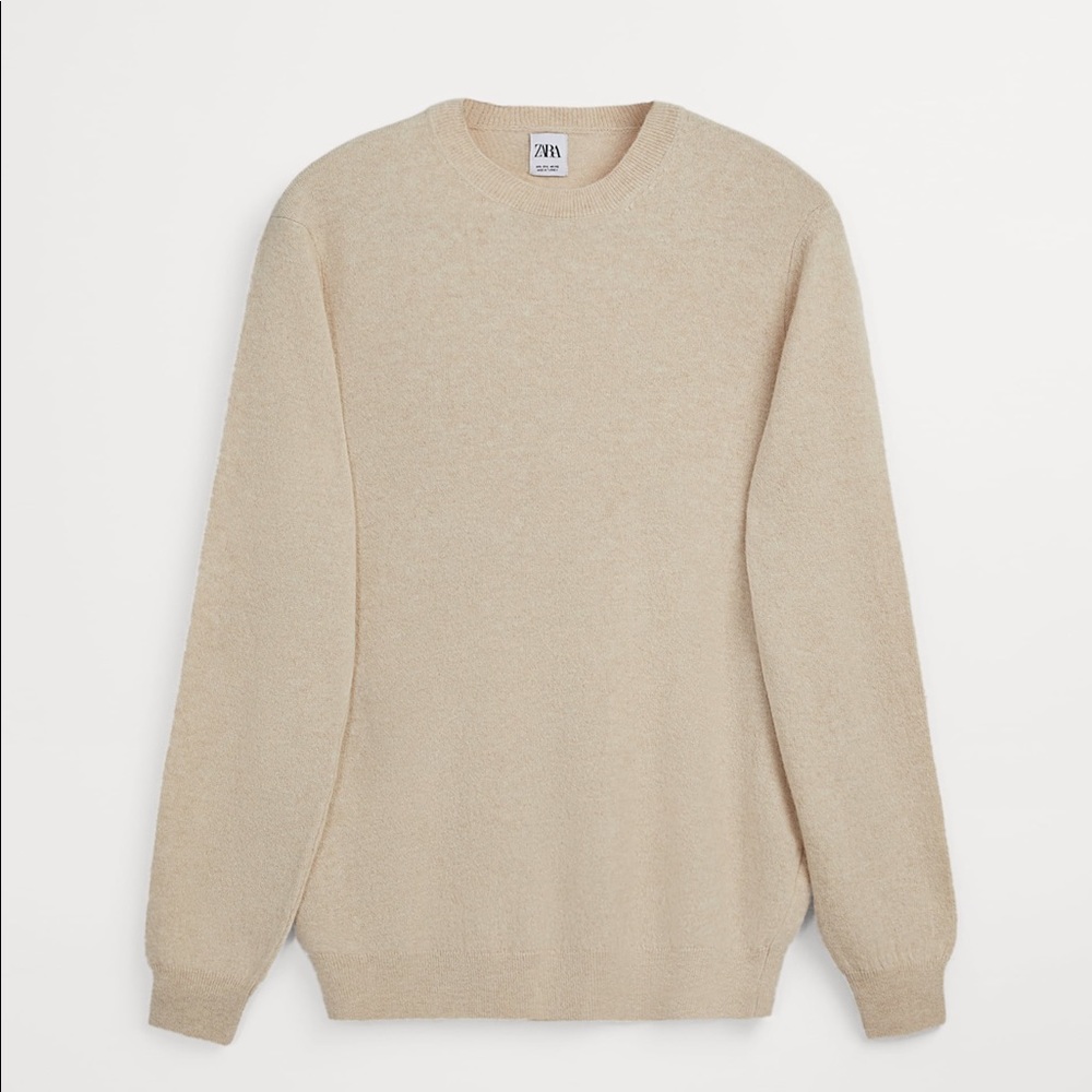 Zara Sweater Round neck lambs wool